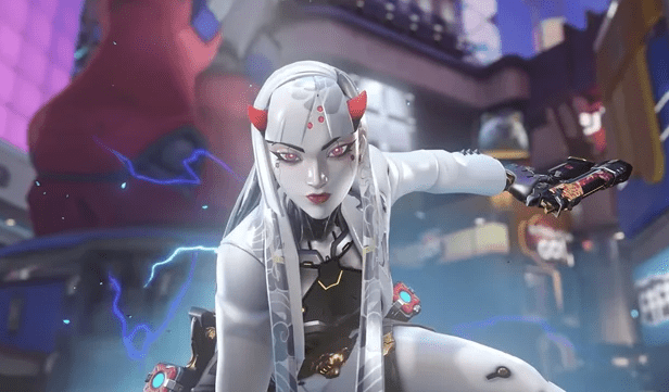 Shion Overwatch 2 hero key art – the newest DPS hero